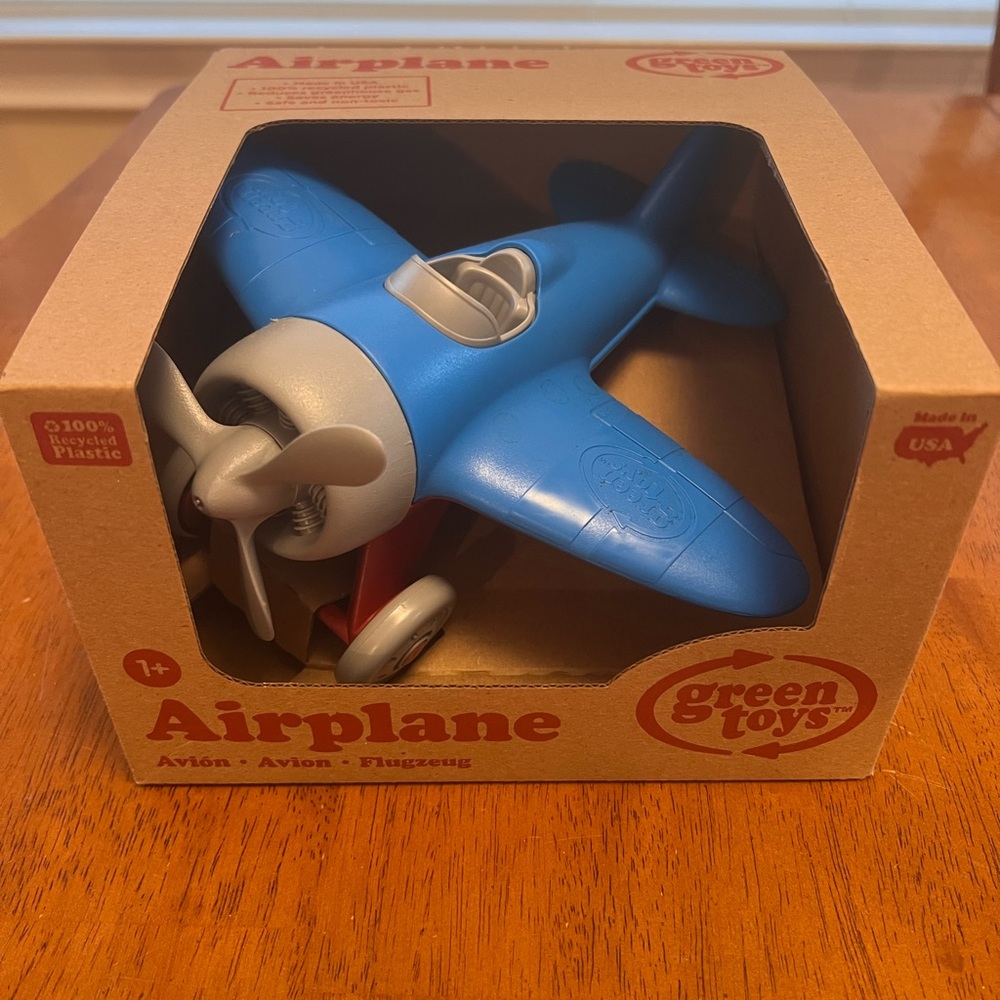 Green Toys Blue and Red Airplane